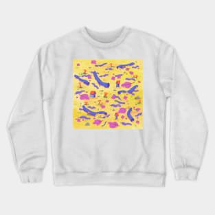 tiny forest houses Crewneck Sweatshirt